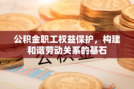 齐河公积金职工权益保护，构建和谐劳动关系的基石