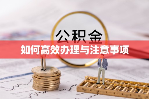 齐河如何高效办理与注意事项
