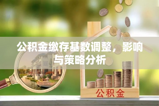 齐河公积金缴存基数调整，影响与策略分析