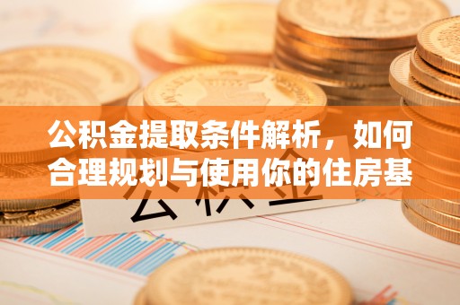 齐河公积金提取条件解析，如何合理规划与使用你的住房基金