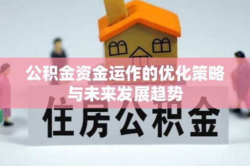 齐河公积金资金运作的优化策略与未来发展趋势