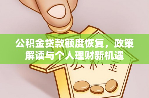 齐河公积金贷款额度恢复，政策解读与个人理财新机遇