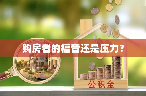 齐河购房者的福音还是压力？